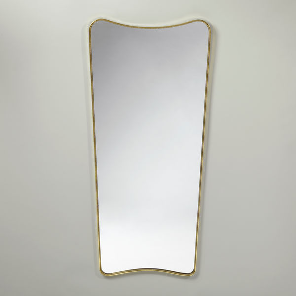 Minimalist Modern Full body Wall Brass Mirror